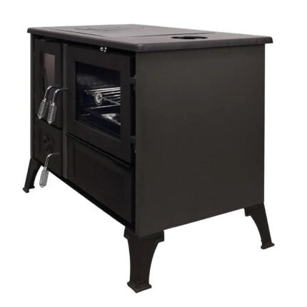 365 Cook Smart Küchenofen / Holzherd 8 kW – Schwarz
