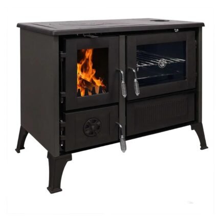 365 Cook Smart Küchenofen / Holzherd 8 kW – Schwarz