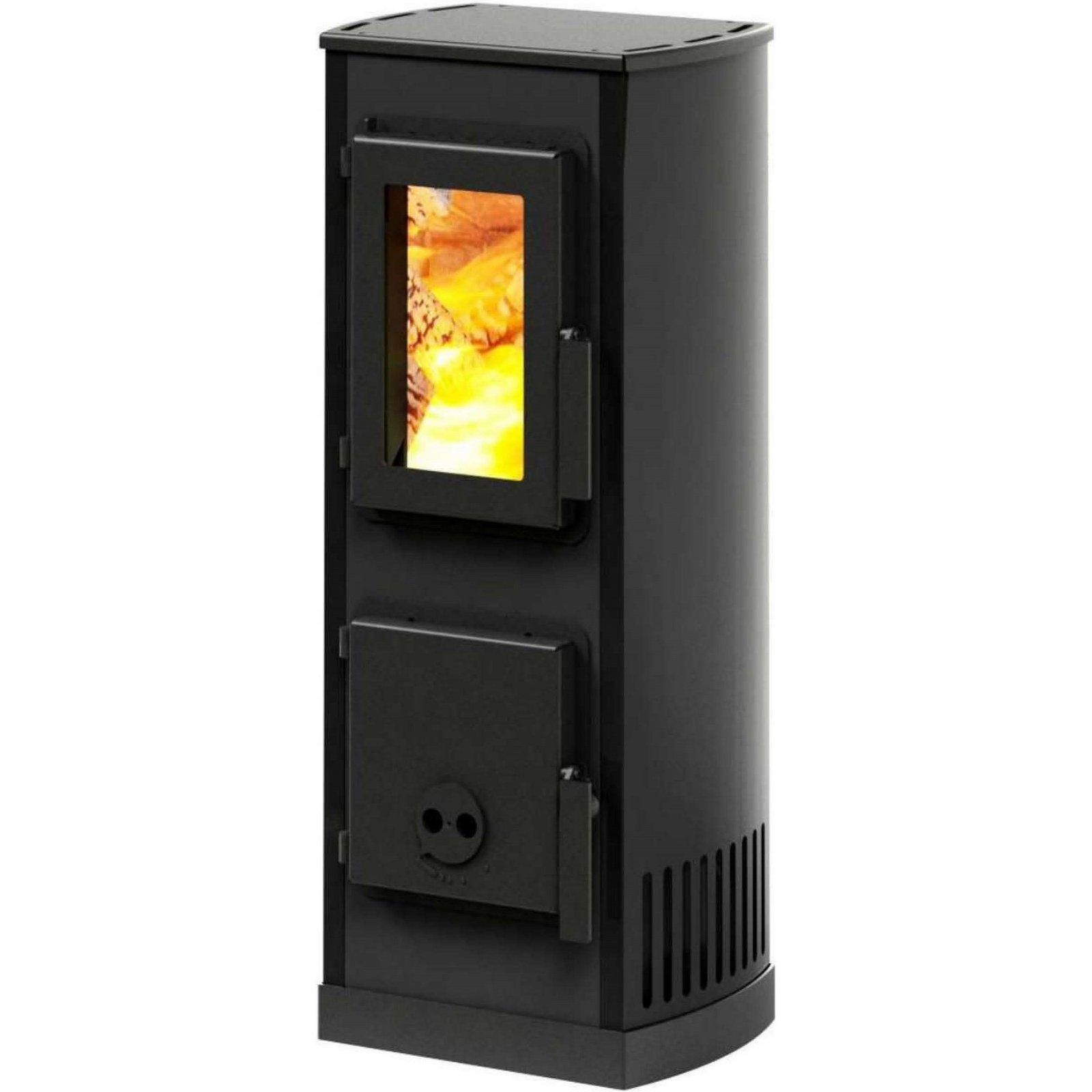 Accente Werkstattofen Megan 2.0 ECS Stahl Schwarz 6,2 kW