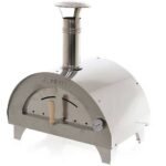 AgriEuro Premium Line Quattro Stagioni Holzbackofen aus Edelstahl - für 1 Pizza