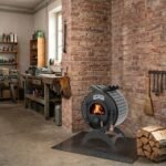 Bruno Werkstattofen Mini I 6 kW inkl. Untergestell Klassik & Seitenverkleidung Quattro – Bild 2