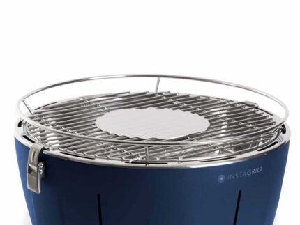 Classe InstaGrill - Holzkohle-Tischgrill - Gehäuse Ozeanblau