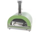 Clementi Gold – Holzbackofen für Pizza – Backfläche 80 x 60 - 4 Pizzen - Grün