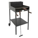 Cruccolini Fuocone Oliveto - Handgefertigter Eisen-Holzkohlegrill für Holz und Kohle