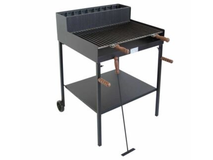Cruccolini Fuocone Oliveto Maxi - Handgefertigter Grill aus Eisen für Holz und Kohle