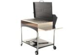 Famur BK 10 Elite - Holzkohle- und Holzkohlebrikett- Grill 2 in 1 - Gitter mit 8 mm-Drehgrillstäben