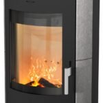 Fireplace Java Kaminofen Speckstein Schwarz 6 kW