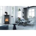 Fireplace Lyon Kaminofen Speckstein Schwarz 8 kW