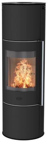 Fireplace Perondi Kaminofen Stahl Schwarz RLU 6 kW