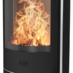 Fireplace Rondale Kaminofen Keramik Schwarz 5 kW