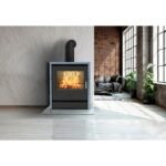 Fireplace Rönky Kaminofen Speckstein Schwarz 7,5 kW