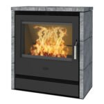 Fireplace Rönky Kaminofen Speckstein Schwarz 7,5 kW