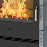 Fireplace Rönky Kaminofen Speckstein Schwarz 7,5 kW