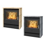 Fireplace Rönky Kaminofen Speckstein Schwarz 7,5 kW
