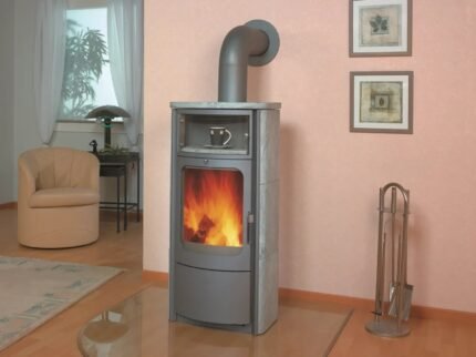 Hark Dauerbrand-Kaminofen Opera-B mit Automatik Naturstein 7 kW