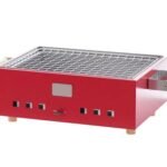 Holzkohle-Tischgrill Dalmazio – Rot