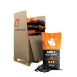 Heizfuxx Grillholzkohle Gastro-Qualität – 120 kg Palette