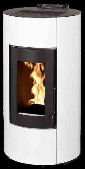 Interstoves Angelina 9 Pelletofen 8,9 kW – Weiß