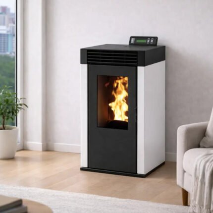 Interstoves Marina 8 Pelletofen 7,4 kW – Weiß