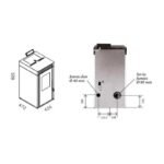 Interstoves Marina 8 Pelletofen 7,4 kW – Weiß