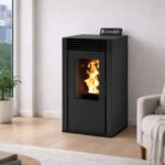 Interstoves Pelletofen Marina 8 Schwarz 7,4 kW