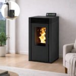 Interstoves Pelletofen Marina 8 Schwarz 7,4 kW