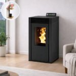 Interstoves Pelletofen Marina 8 Schwarz 7,4 kW