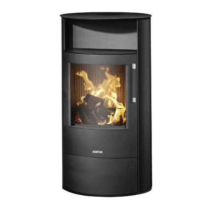 Justus Island 7 2.0 Dauerbrandofen 7 kW – Stahl Schwarz