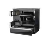 Justus Linz II Küchenofen / Holzherd 7 kW – Stahl Schwarz