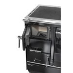 Justus Linz II Küchenofen / Holzherd 7 kW – Stahl Schwarz
