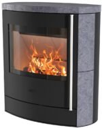 Kaminofen Fireplace Adamis Speckstein grau 8 kW