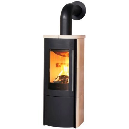 Kaminofen Hark Lova ECOplus Keramik creme 6 kW Raumluftunabhängig