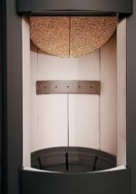 Kaminofen Hark Lova ECOplus Keramik creme 6 kW Raumluftunabhängig