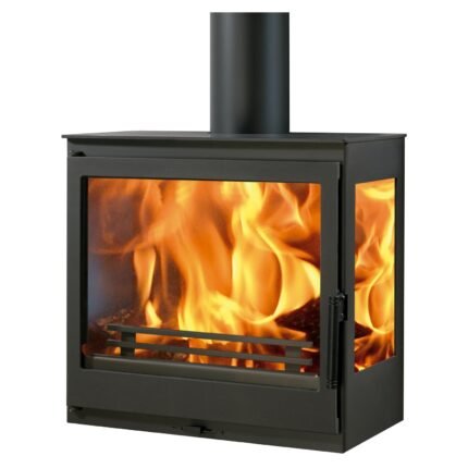 Kaminofen Panadero Onix Wall Stahl schwarz 7,8 kW