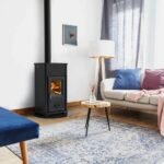 Kleining Silla Kaminofen mit Kochplatte 6,6 kW – Stahl Schwarz