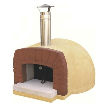 Linea VZ Etna - Holzbackofen für den Aussenbereich - mit Ø 85 cm Kochfläche - 3 Pizzen
