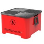 Linea VZ Happy Rot - Tragbarer Pelletgrill