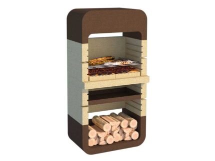 Linea VZ Monopoli - Grillkamin für Brennholz/Holzkohle