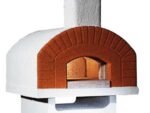 Linea VZ Portici - Holzbackofen für draußen aus Beton - Backfläche 72x70 cm