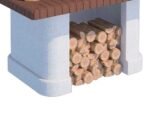 Linea VZ Posillipo - Grillkamin für Holz/Holzkohle