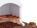 Linea VZ Posillipo - Grillkamin für Holz/Holzkohle