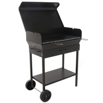 Mille Doriano - Handgefertigter Eisen-Holzkohlegrill - 67,5x37cm