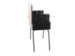 Mille Pic-Nic Grillkoffer - Handgefertigter Holzkohlegrill aus Eisen - 40x28cm