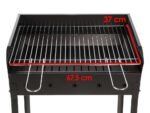 Mille Stella Eco Large - Holzkohlegrill aus hochwertigem Eisen - 67,5x37cm