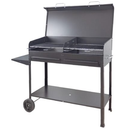 Mille Vanessa 2G - Handgefertigter Holzkohlegrill aus Eisen - 2x 47.5x37cm