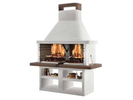 Palazzetti Argos - Grillkamin aus Beton - 3 in 1