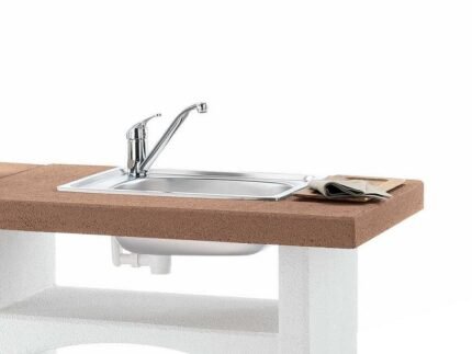 Palazzetti Brioni – Outdoor-Küche aus Beton für den Außenbereich