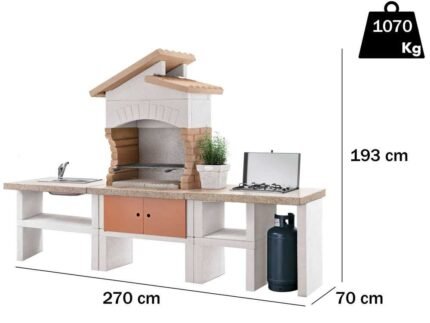 Palazzetti Cordoba 2 - Gemauerte Outdoor-Küche
