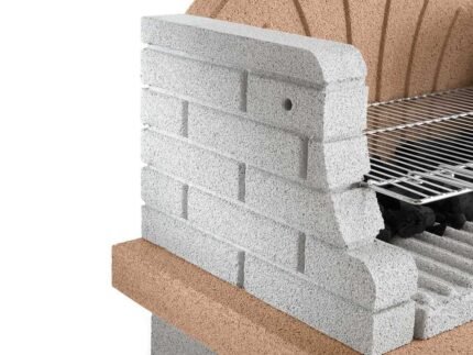 Palazzetti Siviglia - Grillkamin aus Beton - für Holz und Holzkohle