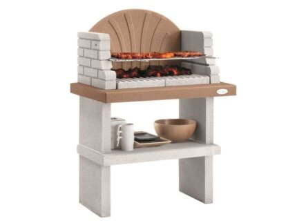 Palazzetti Siviglia - Grillkamin aus Beton - für Holz und Holzkohle